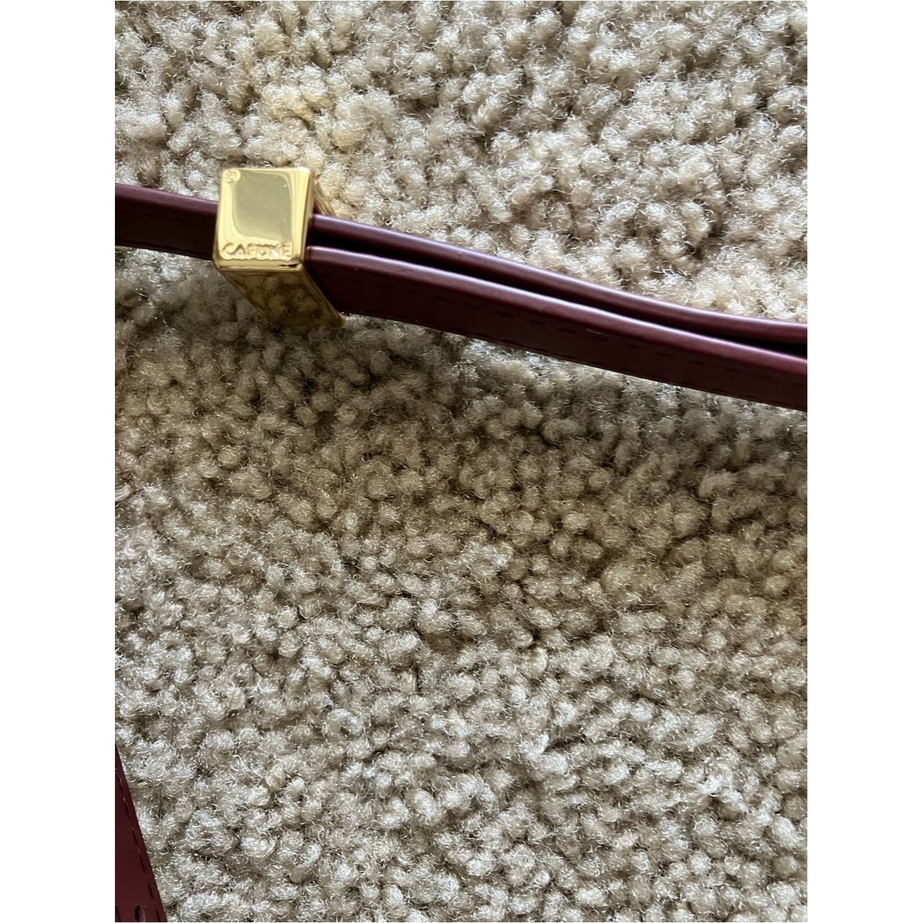Nwot Cafune Small Pendulum Bag In Wine/Burgundy — image 3 of 8